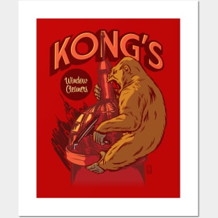 Kong's Window Cleaners Posters and Art